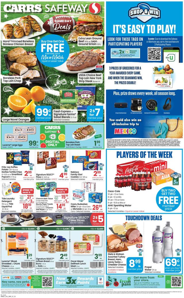 Carrs Ad from 09/08/2021