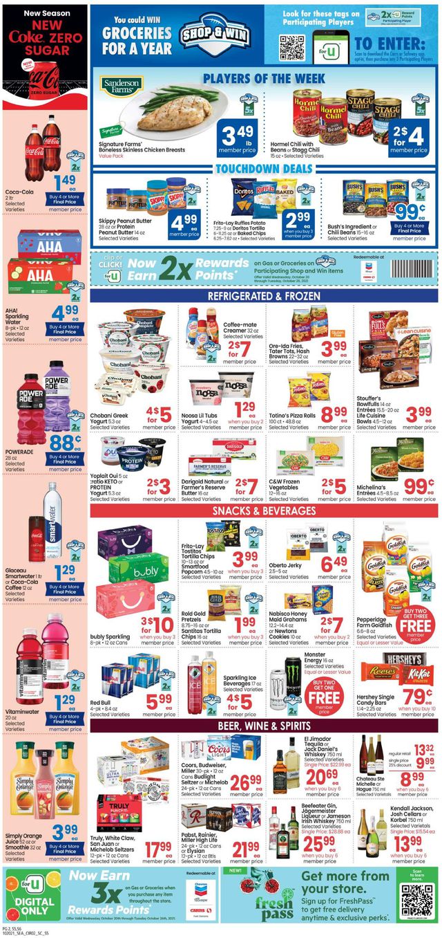 Carrs Ad from 10/20/2021