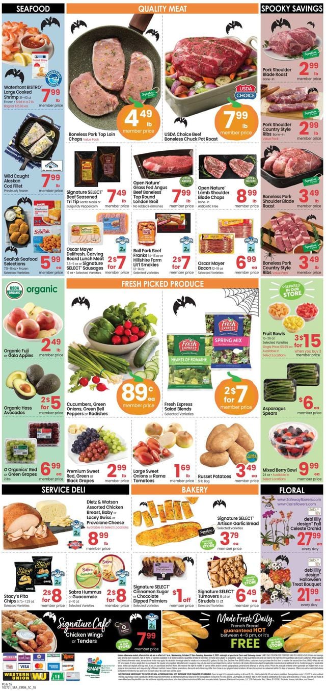 Carrs Ad from 10/27/2021