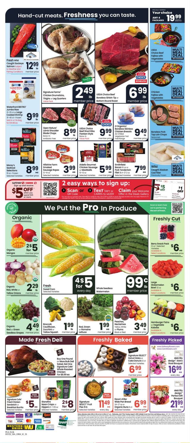 Carrs Ad from 07/27/2022