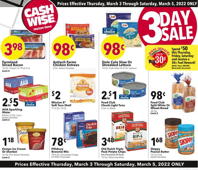 Cash Wise Ad from 03/03/2022