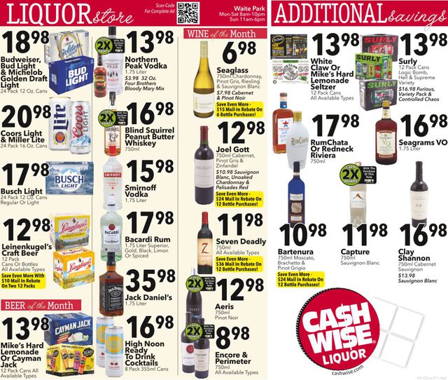 Cash Wise Ad from 04/13/2022