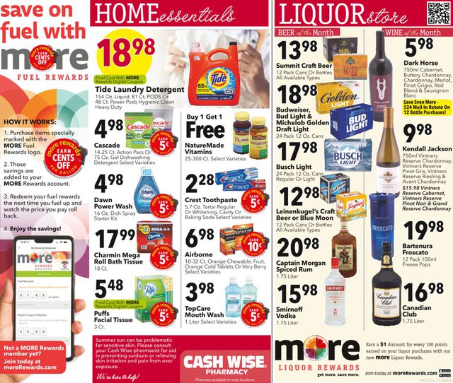 Cash Wise Ad from 08/03/2022