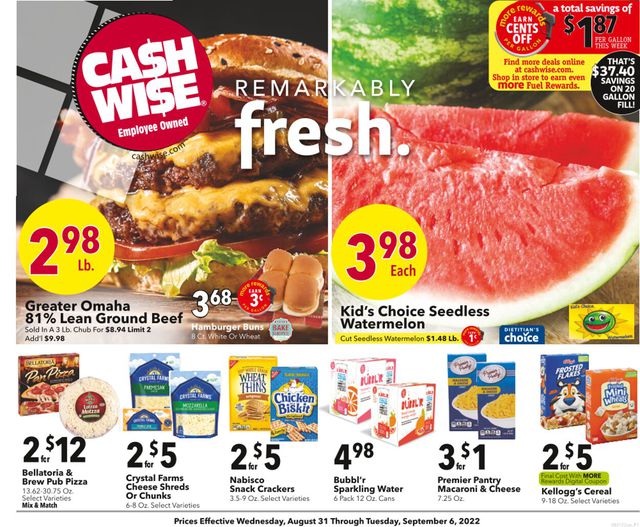 Cash Wise Ad from 09/01/2022