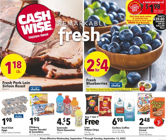 Cash Wise Ad from 09/08/2022