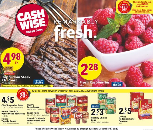 Cash Wise Ad from 12/01/2022