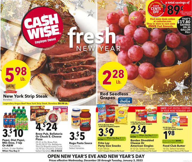 Cash Wise Ad from 12/29/2022