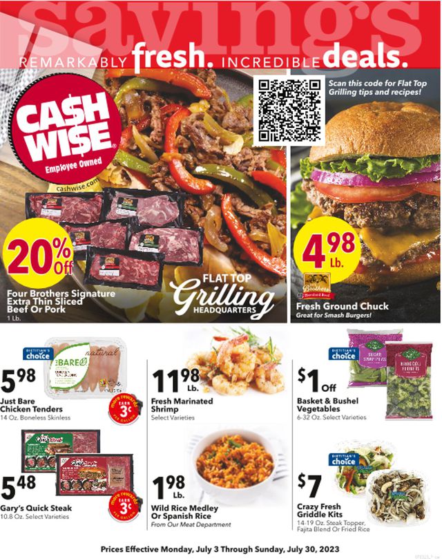 Cash Wise Ad from 07/04/2023