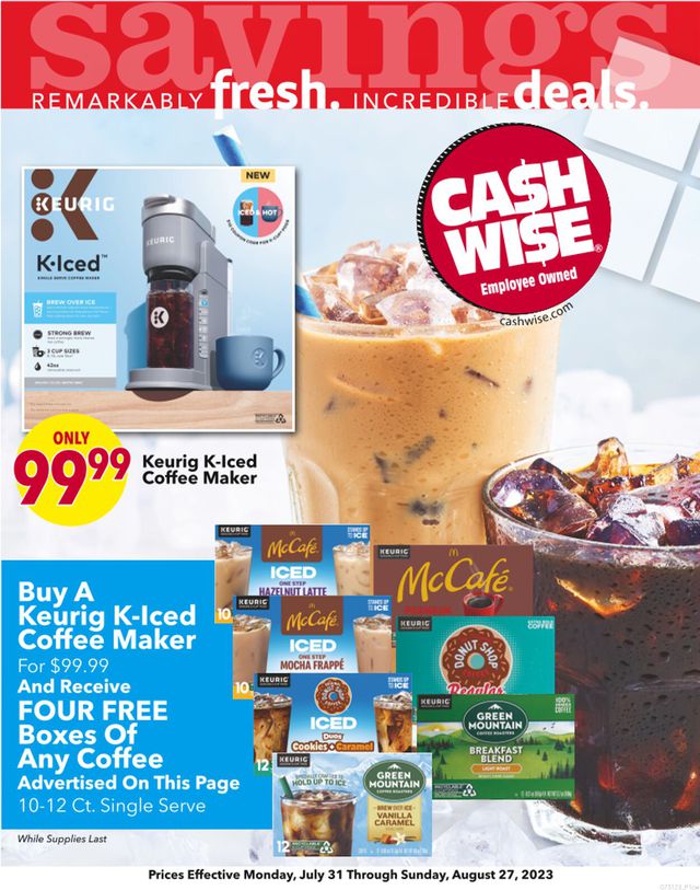 Cash Wise Ad from 08/01/2023