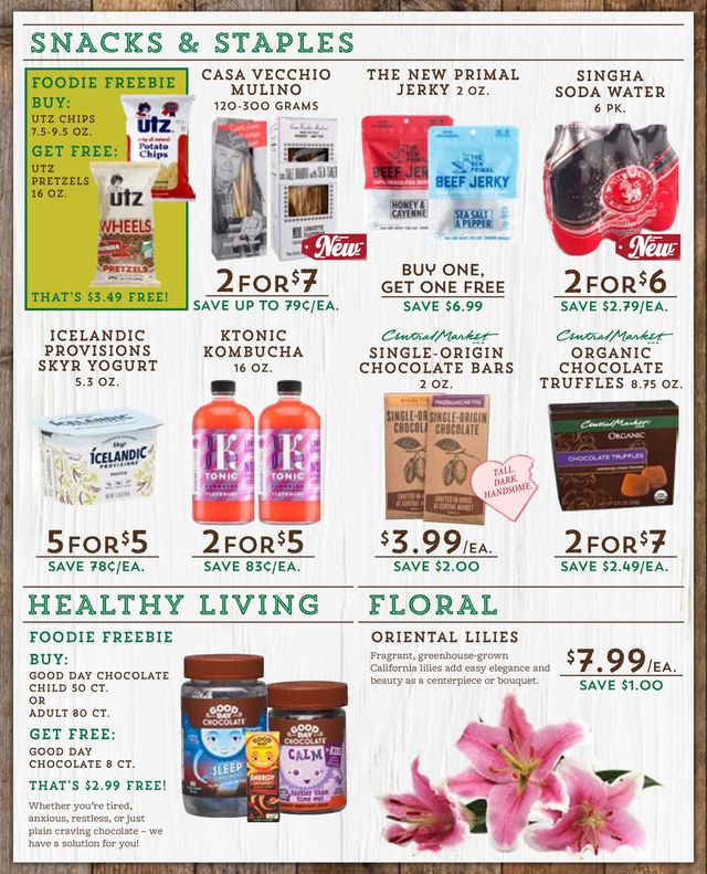 Central Market Ad from 02/05/2020