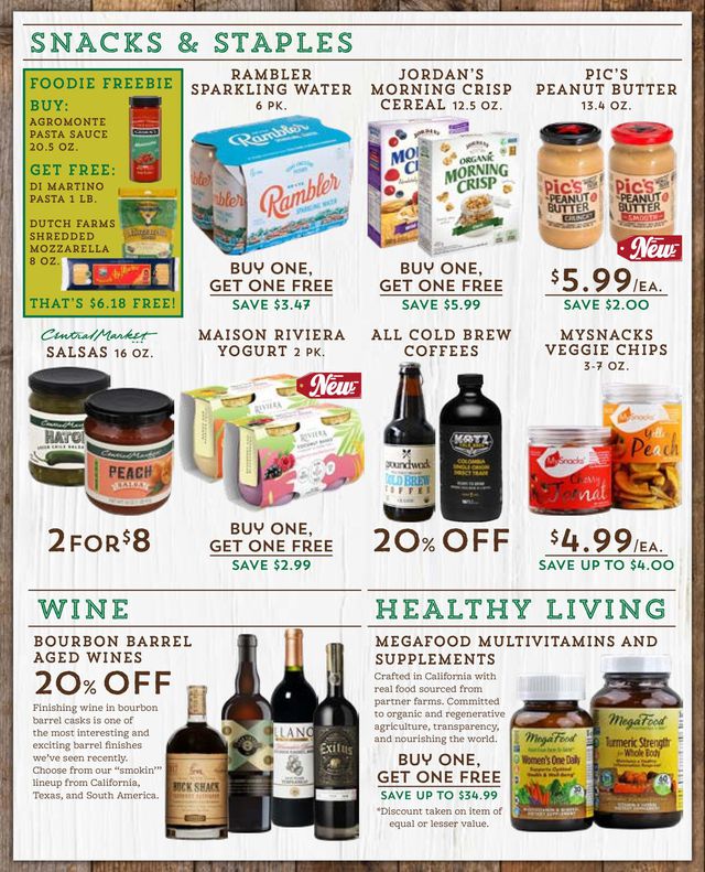 Central Market Ad from 02/19/2020