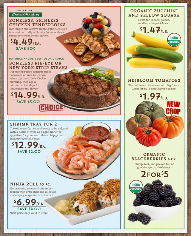 Central Market Ad from 04/29/2020