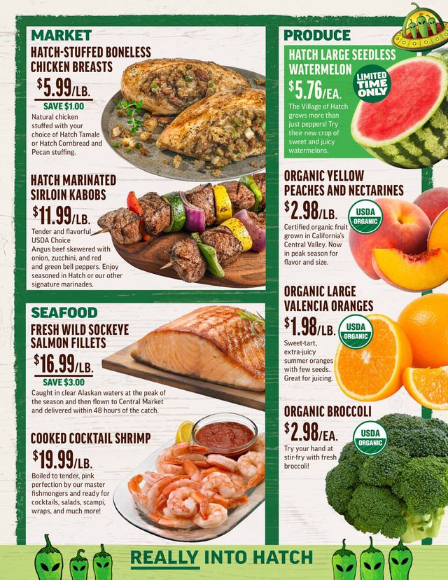 Central Market Ad from 08/11/2021