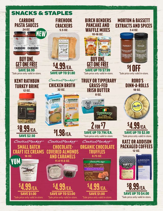 Central Market Ad from 11/17/2021