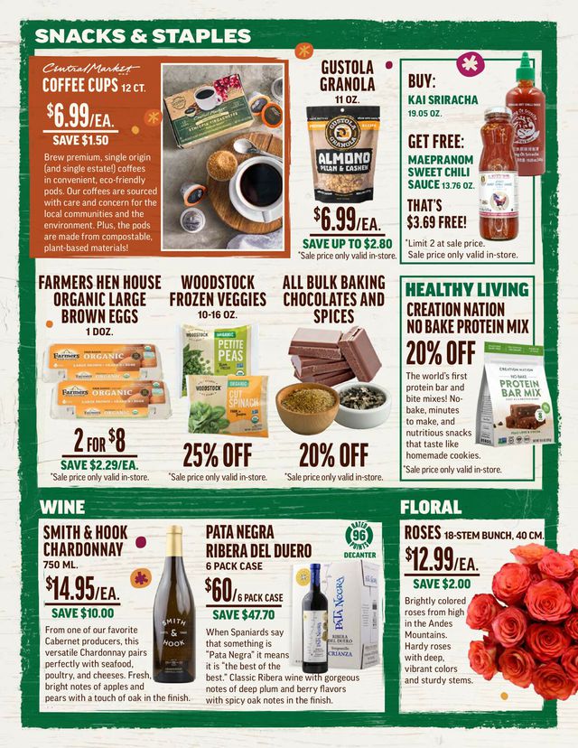 Central Market Ad from 11/09/2022