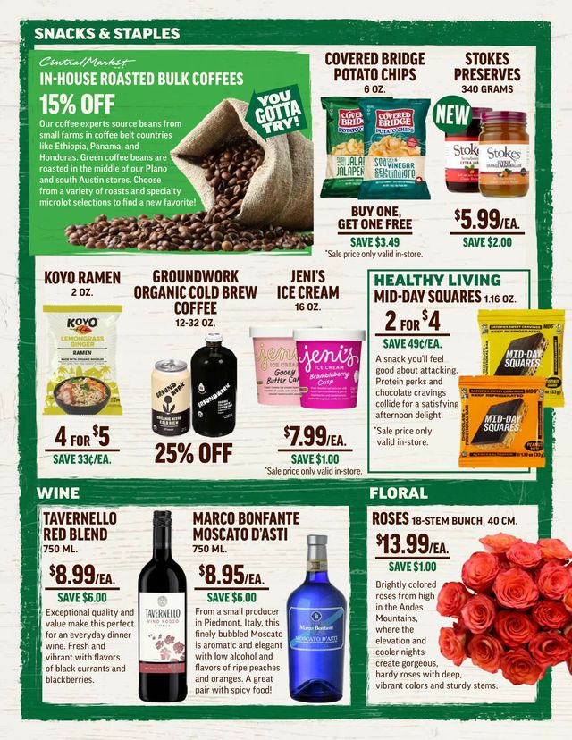 Central Market Ad from 02/22/2023