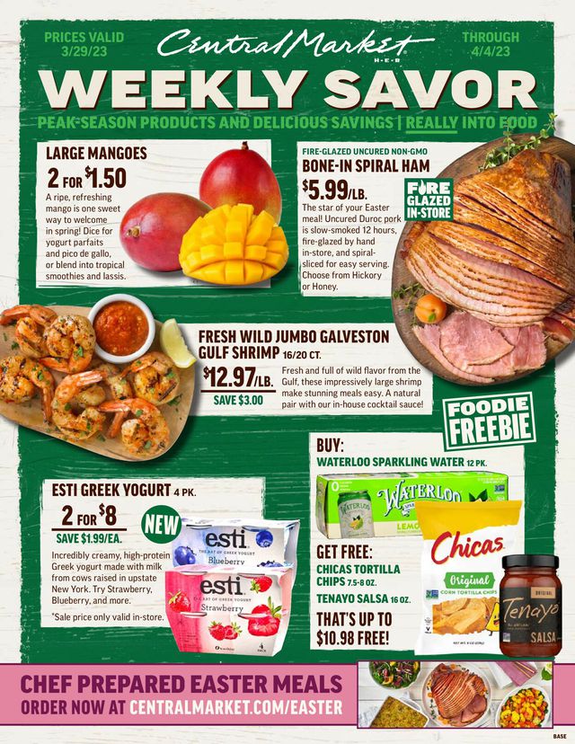 Central Market Ad from 03/29/2023