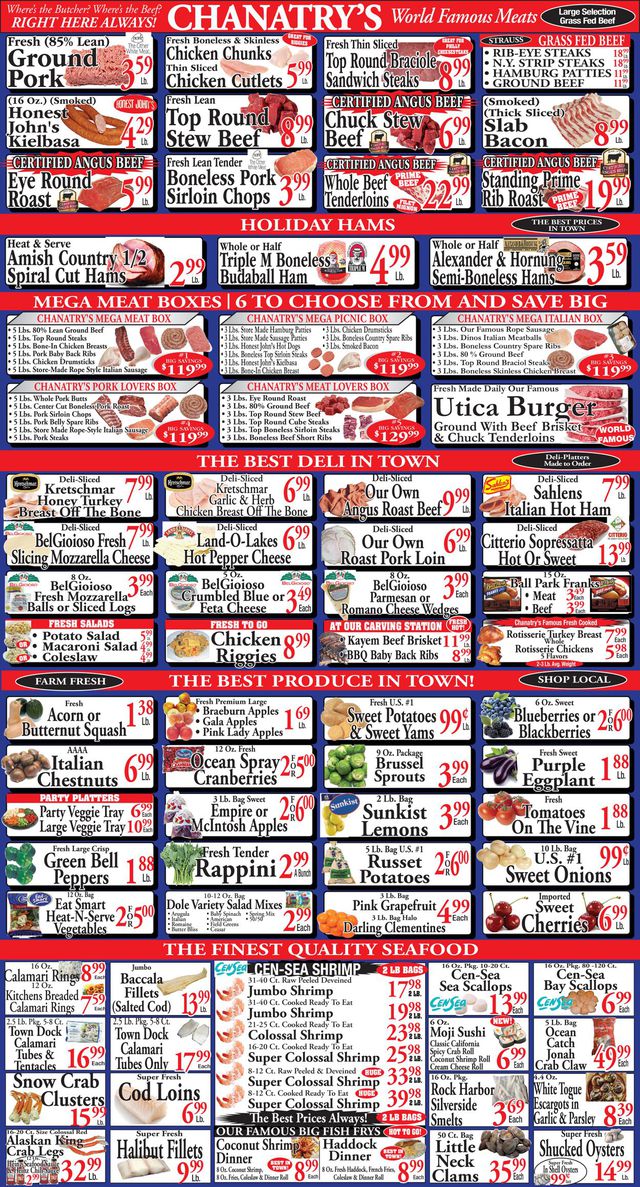 Chanatry's Hometown Market Ad from 12/27/2020
