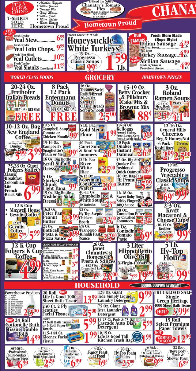 Chanatry's Hometown Market Ad from 01/17/2021