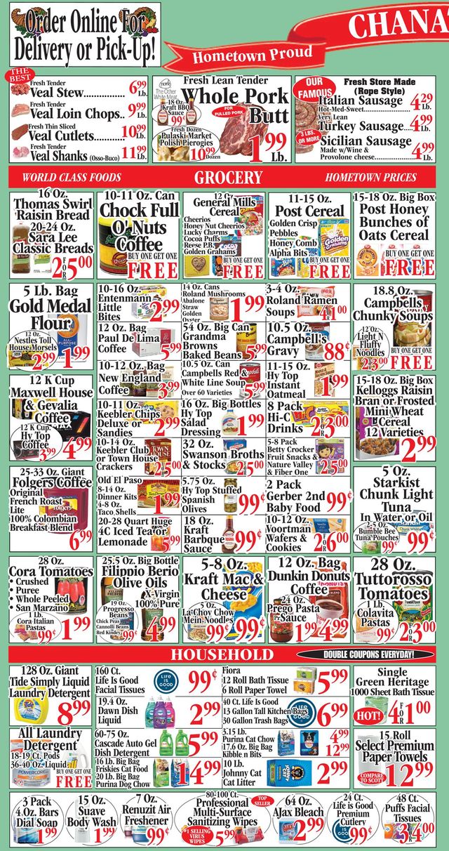 Chanatry's Hometown Market Ad from 02/28/2021