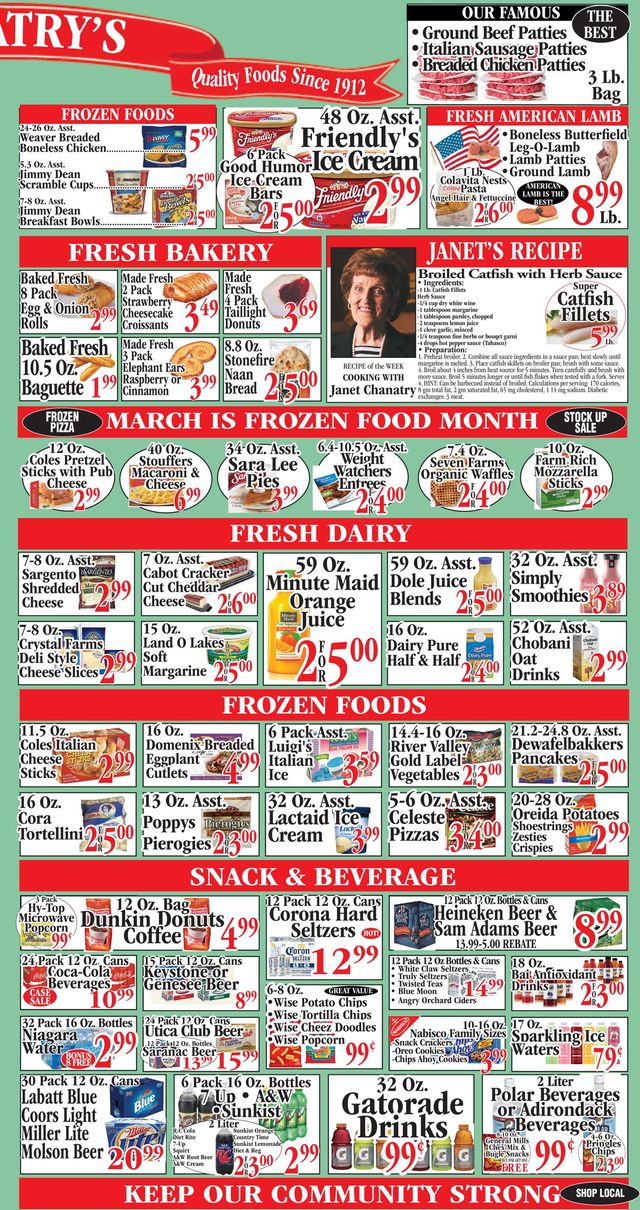 Chanatry's Hometown Market Ad from 02/28/2021