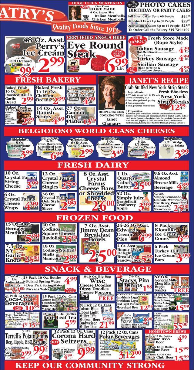 Chanatry's Hometown Market Ad from 05/30/2021