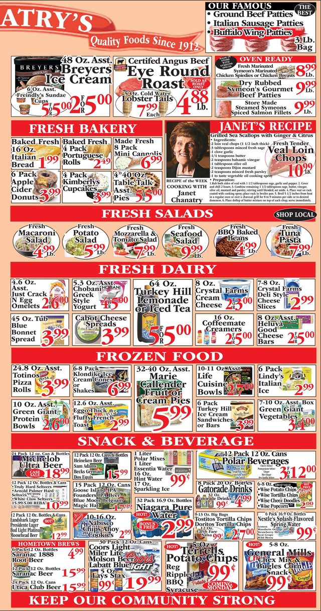 Chanatry's Hometown Market Ad from 08/01/2021