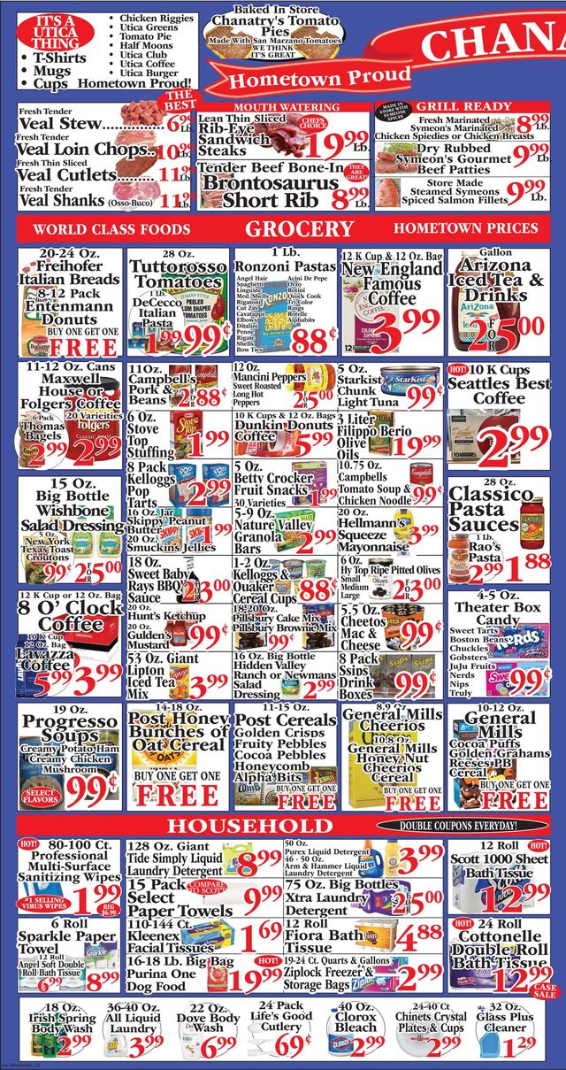 Chanatry's Hometown Market Ad from 08/15/2021