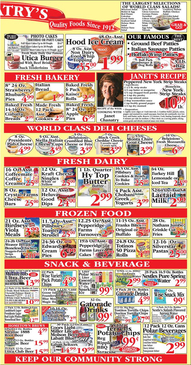 Chanatry's Hometown Market Ad from 08/29/2021