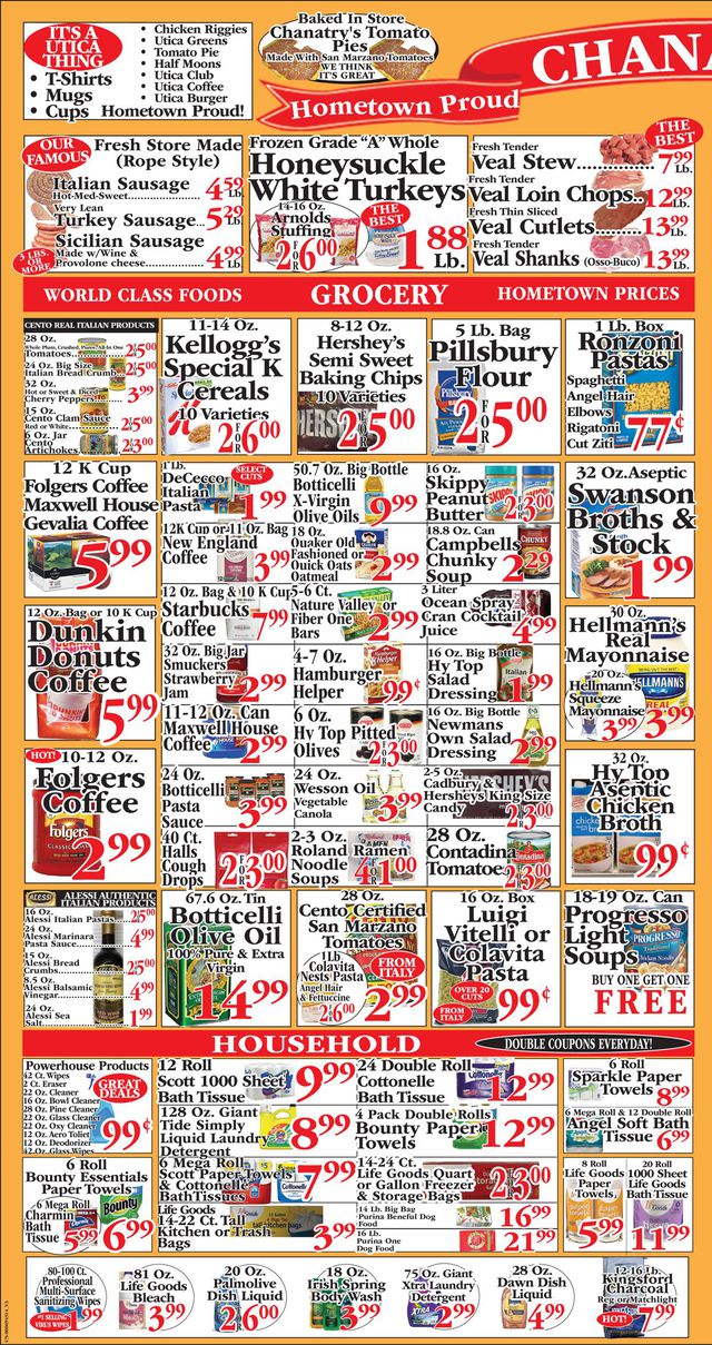 Chanatry's Hometown Market Ad from 10/17/2021