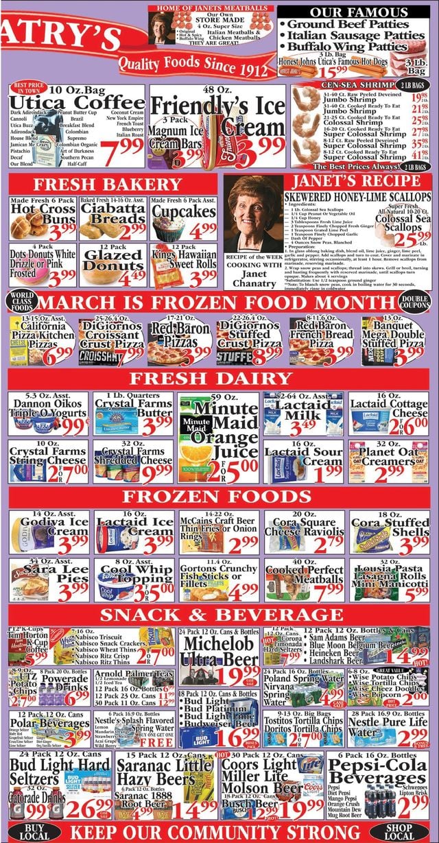 Chanatry's Hometown Market Ad from 03/20/2022