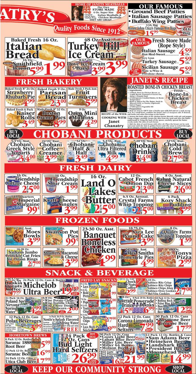 Chanatry's Hometown Market Ad from 04/24/2022