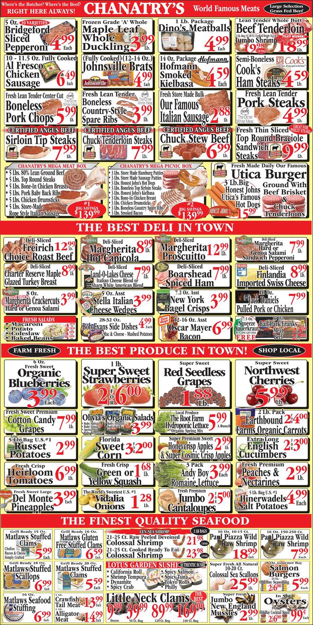Chanatry's Hometown Market Ad from 05/22/2022