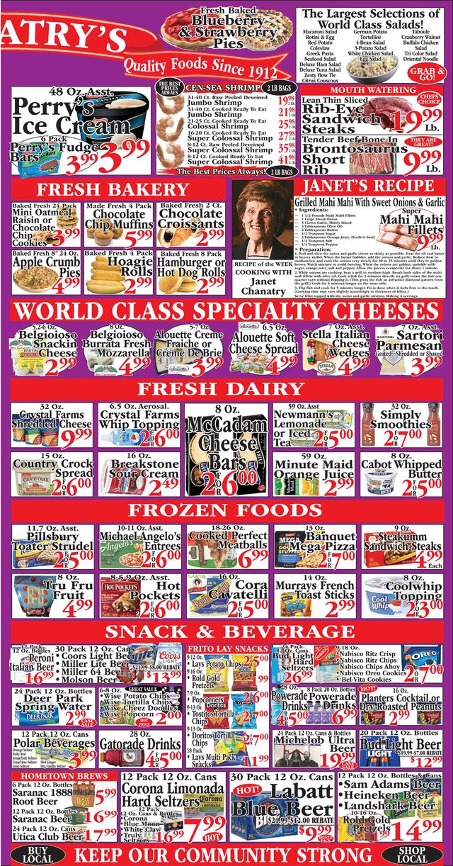 Chanatry's Hometown Market Ad from 06/05/2022