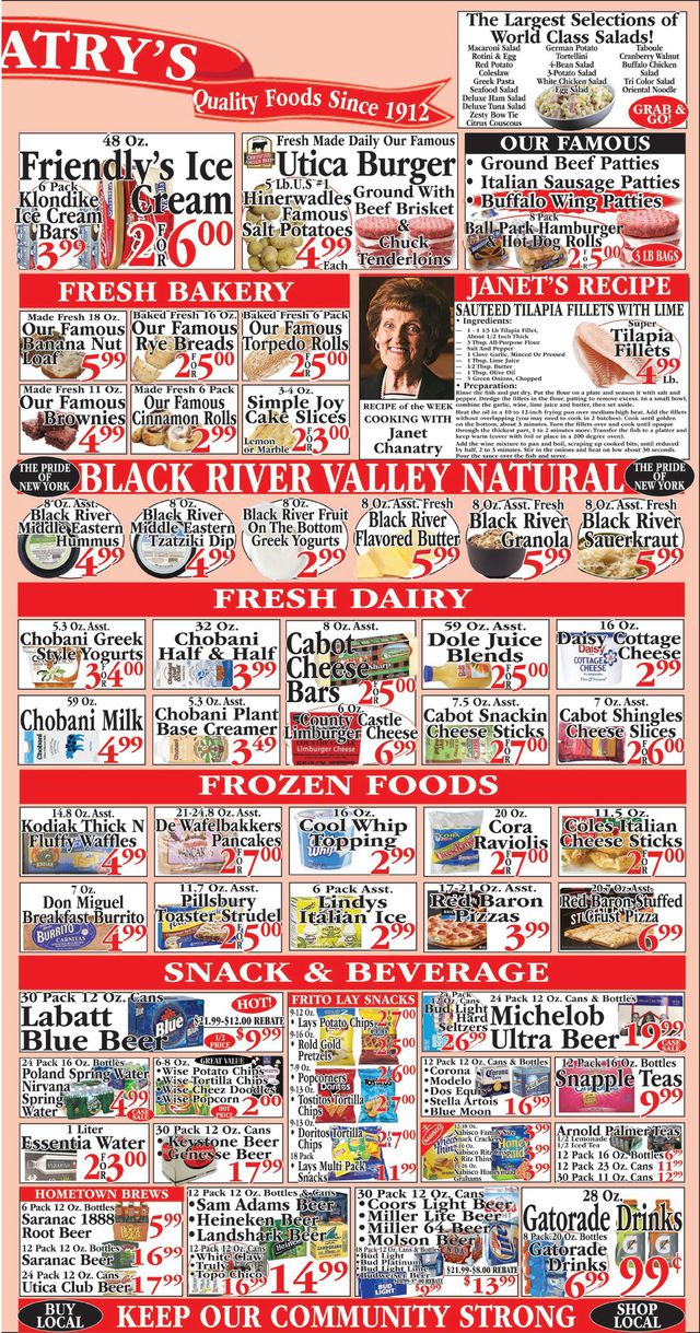 Chanatry's Hometown Market Ad from 07/10/2022