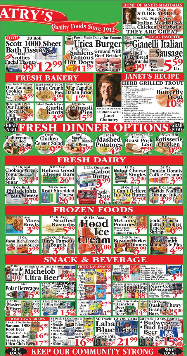 Chanatry's Hometown Market Ad from 10/02/2022
