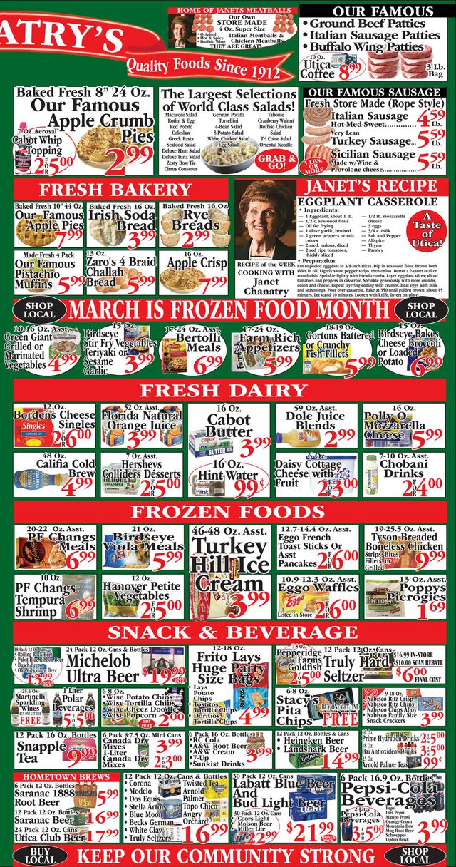 Chanatry's Hometown Market Ad from 03/12/2023