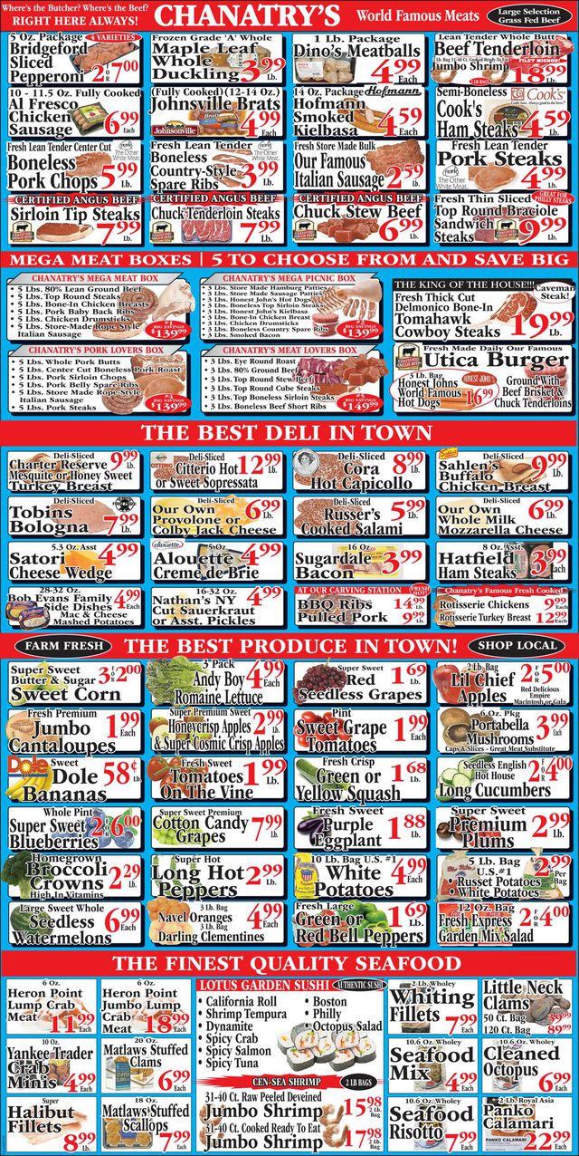 Chanatry's Hometown Market Ad from 04/23/2023