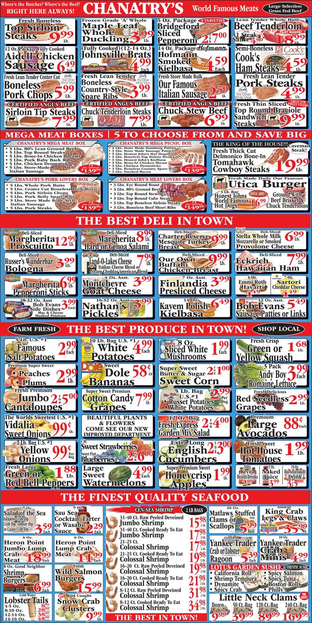 Chanatry's Hometown Market Ad from 05/21/2023