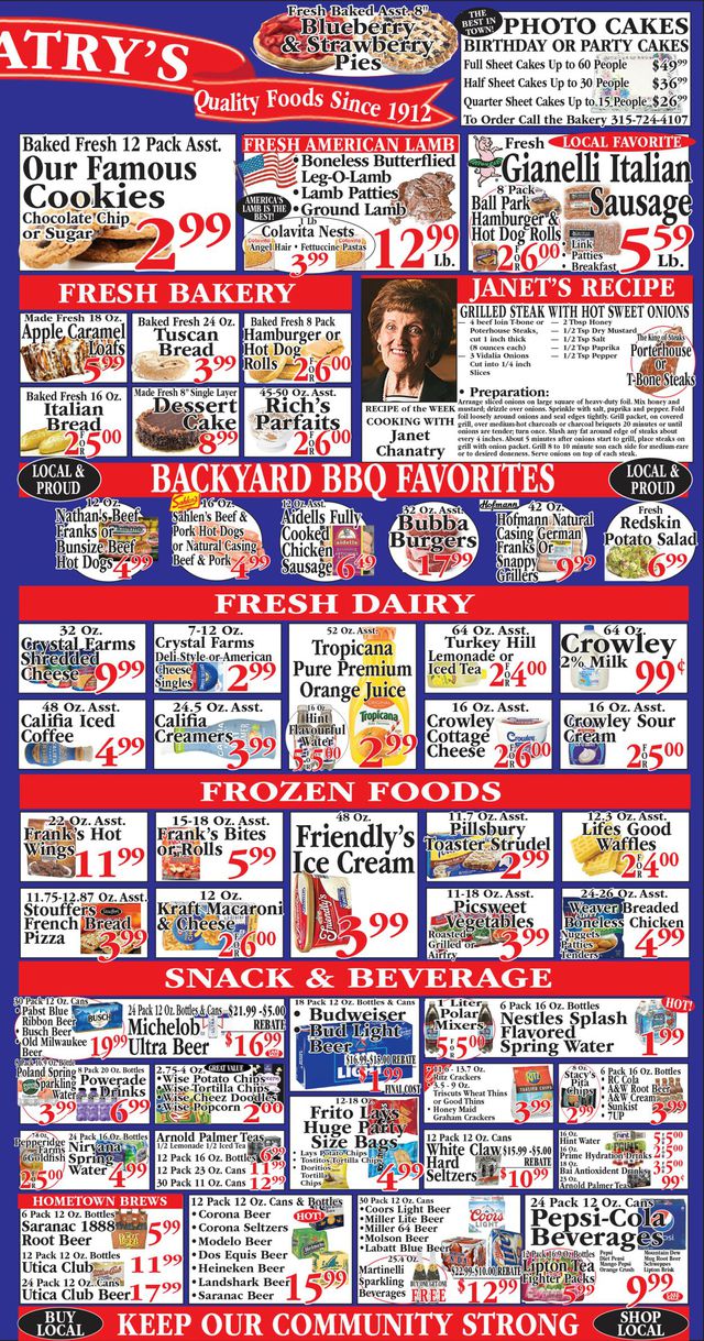 Chanatry's Hometown Market Ad from 05/28/2023