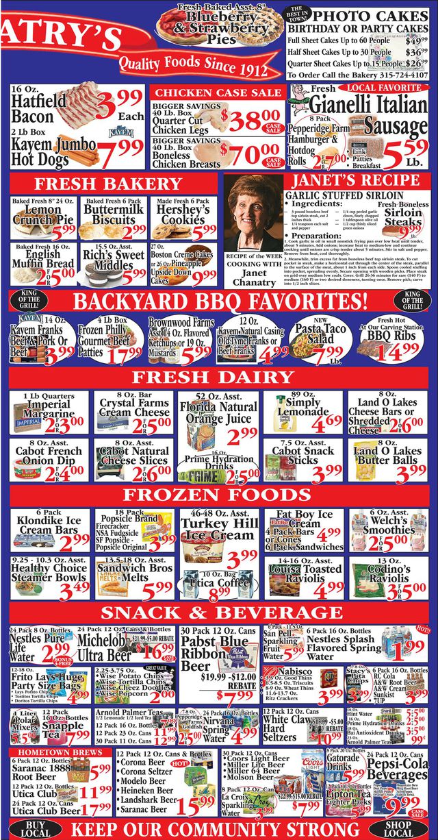 Chanatry's Hometown Market Ad from 06/18/2023