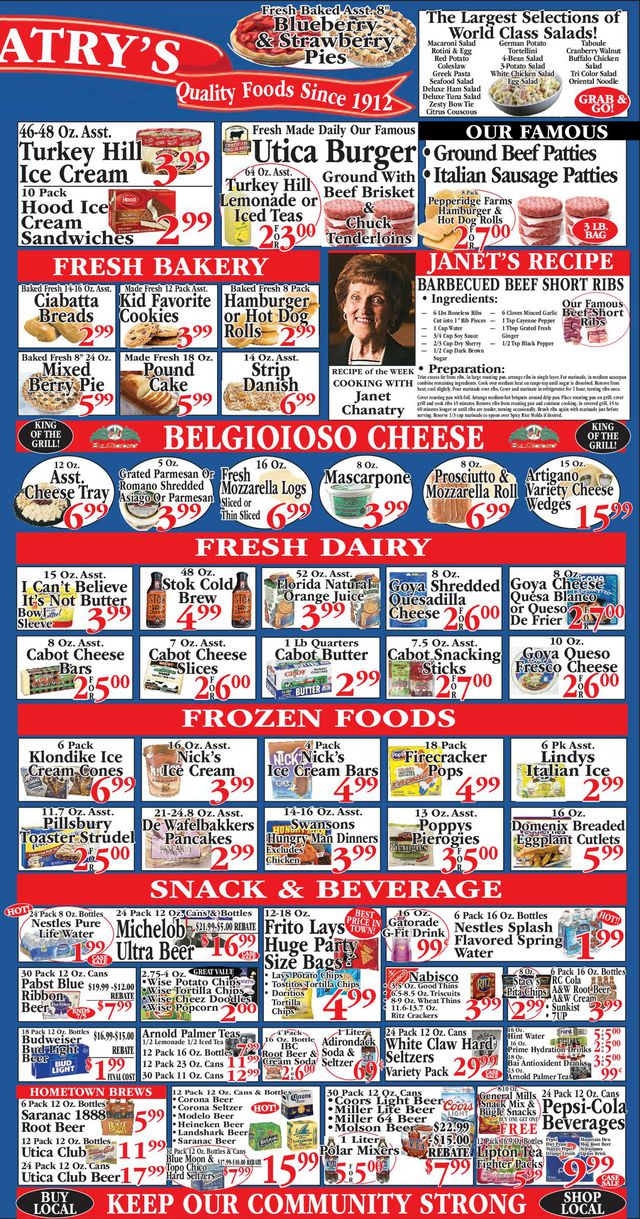 Chanatry's Hometown Market Ad from 07/02/2023