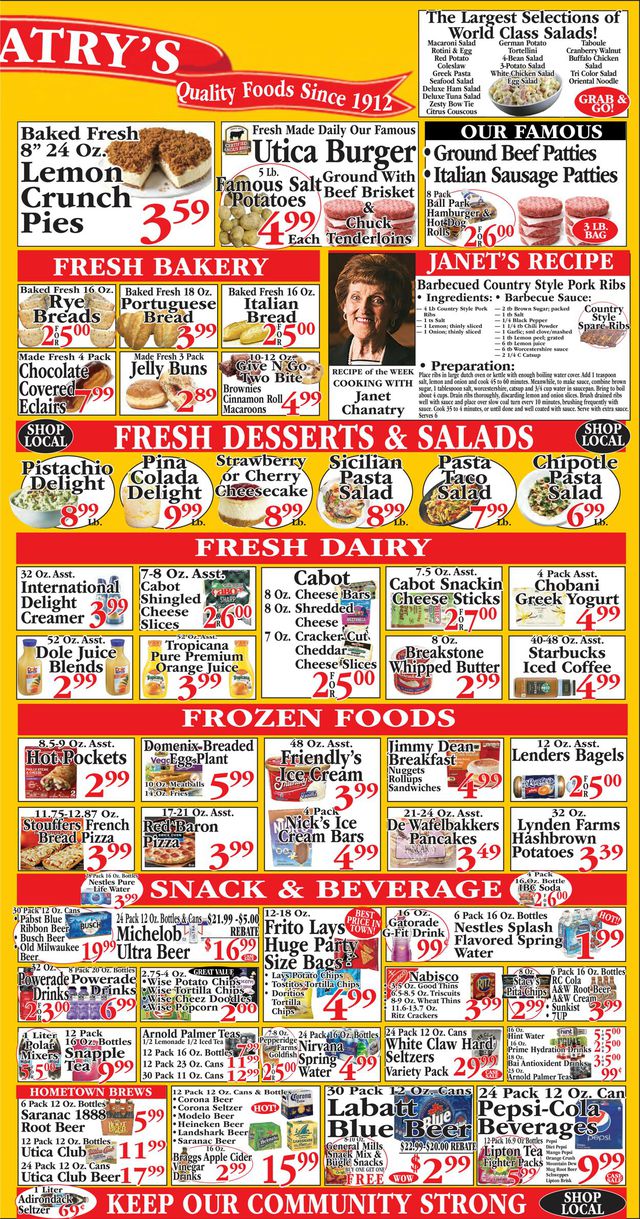 Chanatry's Hometown Market Ad from 07/09/2023