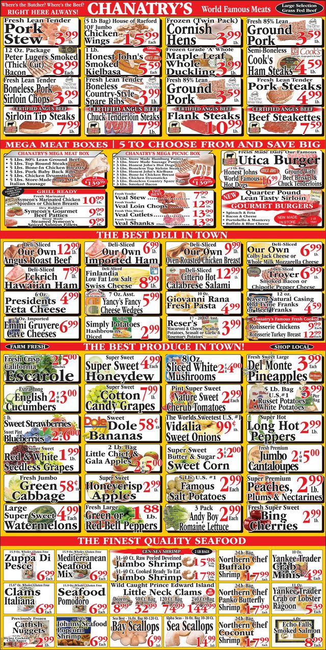Chanatry's Hometown Market Ad from 07/09/2023
