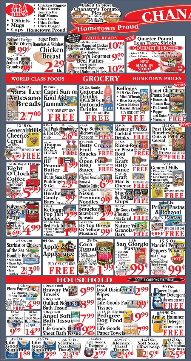 Chanatry's Hometown Market Ad from 08/20/2023