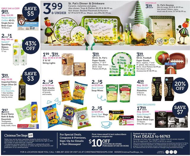 Christmas Tree Shops Ad from 01/16/2020