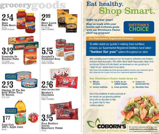 Coborn's Ad from 01/12/2020