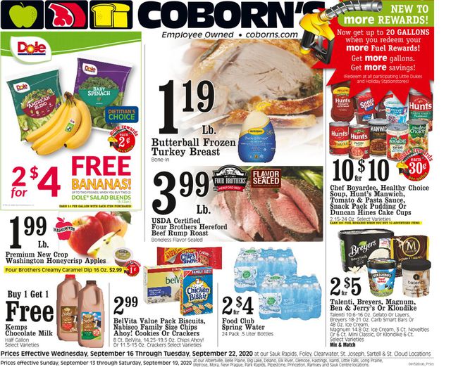 Coborn's Ad from 09/16/2020