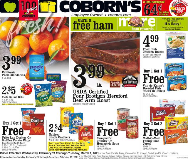 Coborn's Ad from 02/24/2021