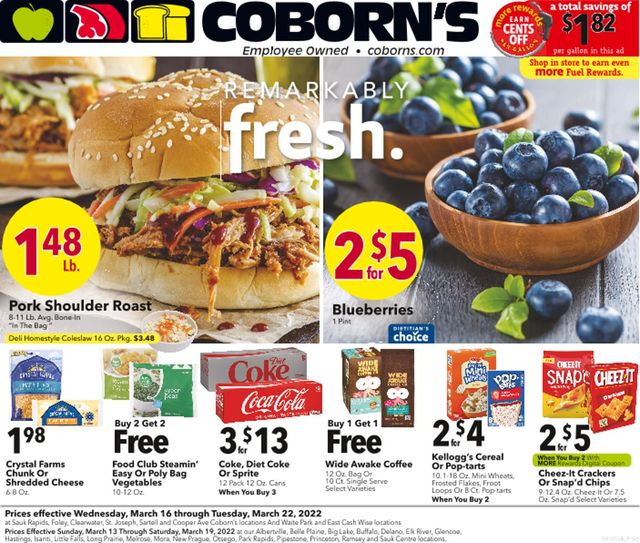 Coborn's Ad from 03/16/2022